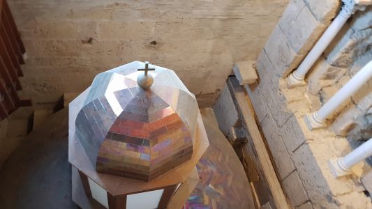 minaret v zvoniku,minaret in the bell tower