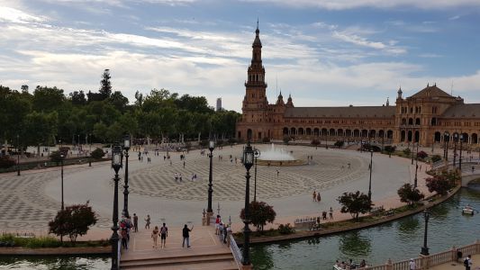 španski trg, Plaza de España, Sevilla