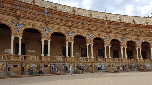 španski trg, Plaza de España, Sevilla