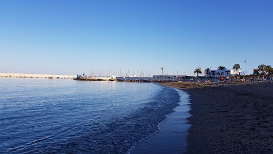 plaža v Fuengiroli, Fuengirola beach, playa en Fuengirola